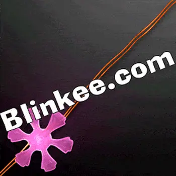 LED String Lights with Pink Flowers