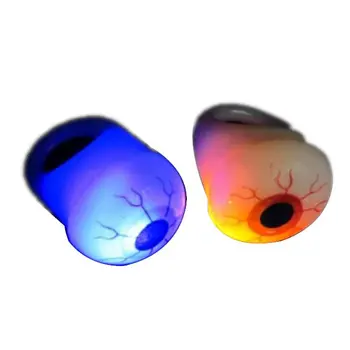 Soft Eyeball Halloween Flashing Ring