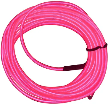 Electro Luminescent Wire 12 Foot Pink