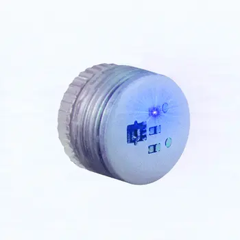 Blue Blue Magnetic Clip Flashing Battery Operated Body Light Lapel Pins