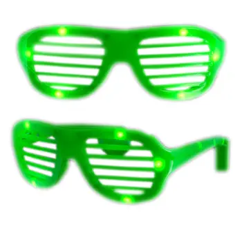 Rock Star Shutter Shades Sunglasses Green