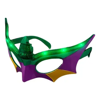 Light Up Mardi Gras Mask
