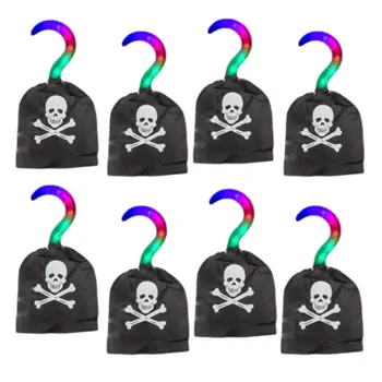 Pirate Hook with Multi function LEDs Pack of 8