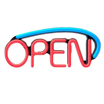 LED Open Sign with AC Adapter