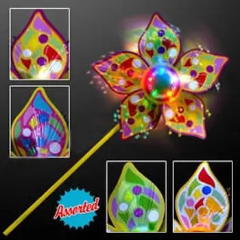 Light Up Spinning Pinwheel Assorted