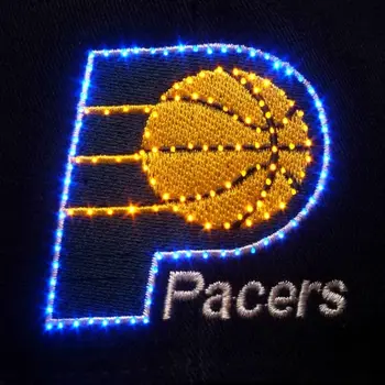 Indiana Pacers Flashing Fiber Optic Cap