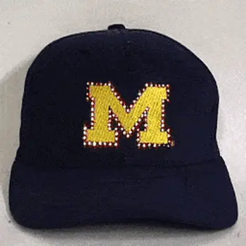 Michigan Wolverines Flashing Fiber Optic Cap