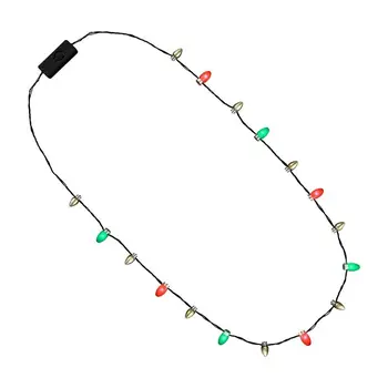 Wearable Christmas Lights Necklace