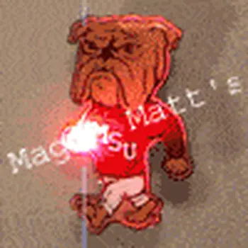 Mississippi State University Officially Licensed Flashing Lapel Pin