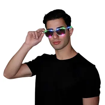 Multicolor LED Nerd Glasses