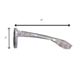 Multicolor LED Nerd Glasses