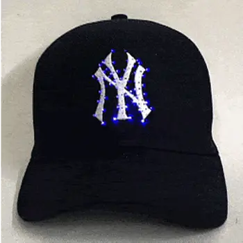 New York Yankees Flashing Fiber Optic Cap