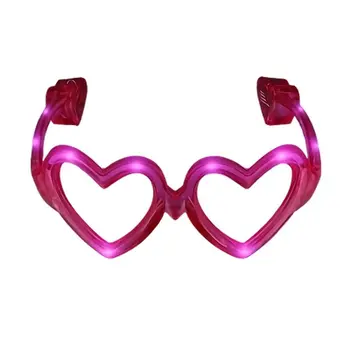 Pink Heart LED Sunglasses