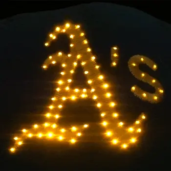 Oakland Athletics Flashing Fiber Optic Cap