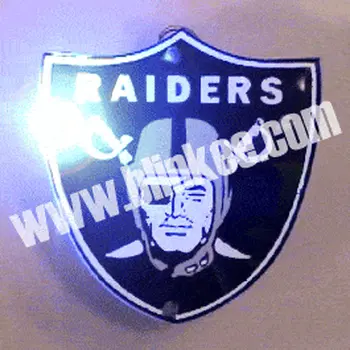 Oakland Raiders Officially Licensed Flashing Lapel Pin