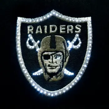 Oakland Raiders Flashing Fiber Optic Cap