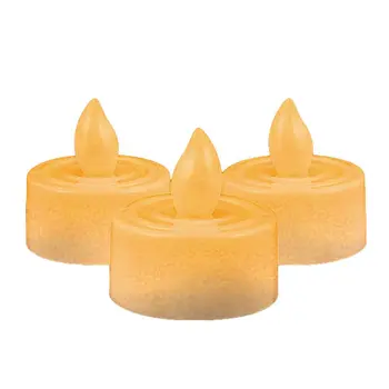Electronic Tea Light Candle Orange