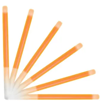 10 Inch Glow Stick Baton Orange Pack of 25