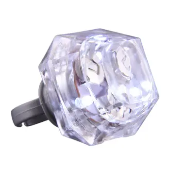 Huge Gem Flashing Rings Pack of 24