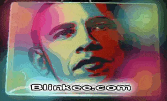 President Obama Flashing Body Light Lapel Pins