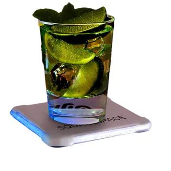 Pressure Sensitive Drink Coaster
