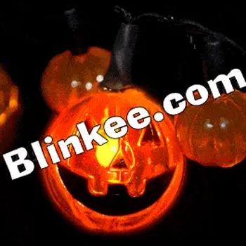 Pumpkin String Lights Necklace