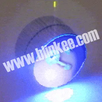 Purple Blue Magnetic Clasp Flashing Body Light Lapel Pins