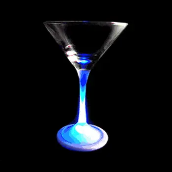 Real Glass LED Martini Drinking Glasses