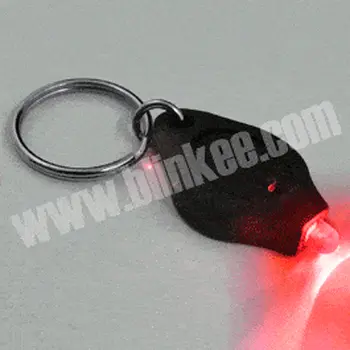 Red Feauxton LED Light Key Rings