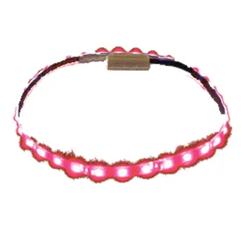 Red LED Flexible Light Strip White Background