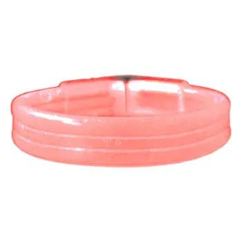 Wide Glow Stick 8 Inch Bracelet Red Pack of 25