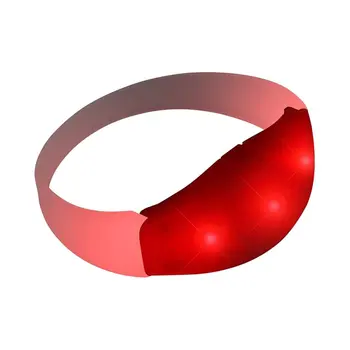 Sound Activated Red LED Bracelet for Concert