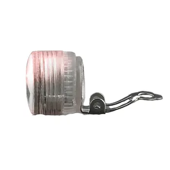 Red Red Clip On Earring Clasp Flashing Body Light Lapel Pins Pack of 25