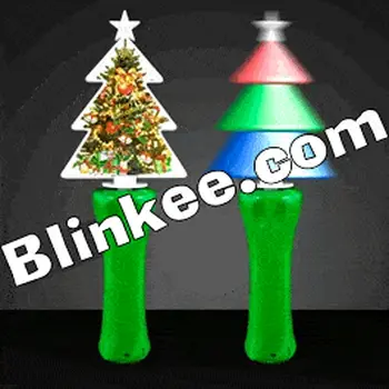 Spinning Christmas Tree Light Up Wand