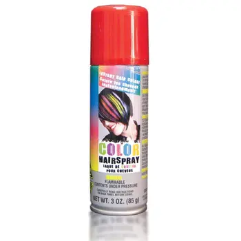 Temporary Colored Hair Spray Red