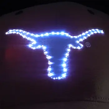 Texas Longhorns Flashing Fiber Optic Cap