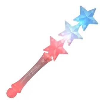 3 Star Red White Blue Patriotic Wand