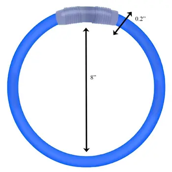 Glow Bracelet Blue Tube of 100