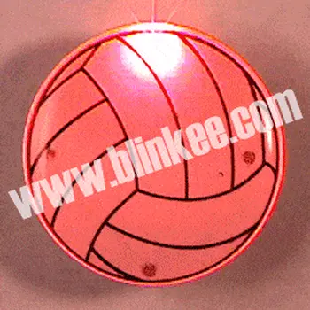 Volleyball Flashing Body Light Lapel Pins