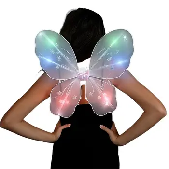 Light Up White Fairy Butterfly Wings