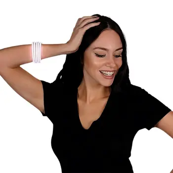 Glow Bracelet White Tube of 100