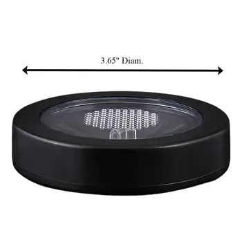 White LED Switch Activated  Bottle Base Light Display Drink Coaster