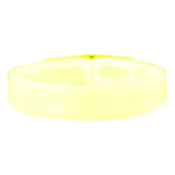 Wide Glow Stick 8 Inch Bracelet Yellow Pack of 25