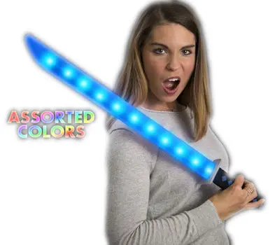 Multicolor LED Foam Ninja Sword
