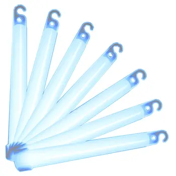 5 Minute High Intensity 6 Inch Glow Sticks Pack of 10 Aqua