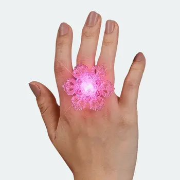 Color Changing Snowflake Ring