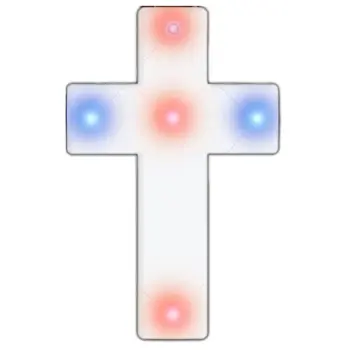 Cross Necklace Flashing Body Light