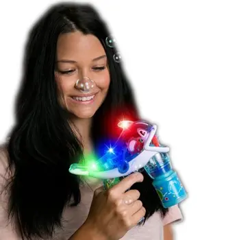 Light Up Dolphin Bubble Gun Assorted Colors