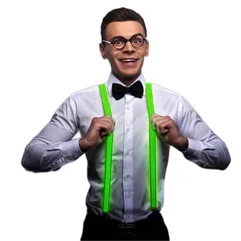 Green LED Suspenders