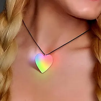 Frosted Heart Necklace